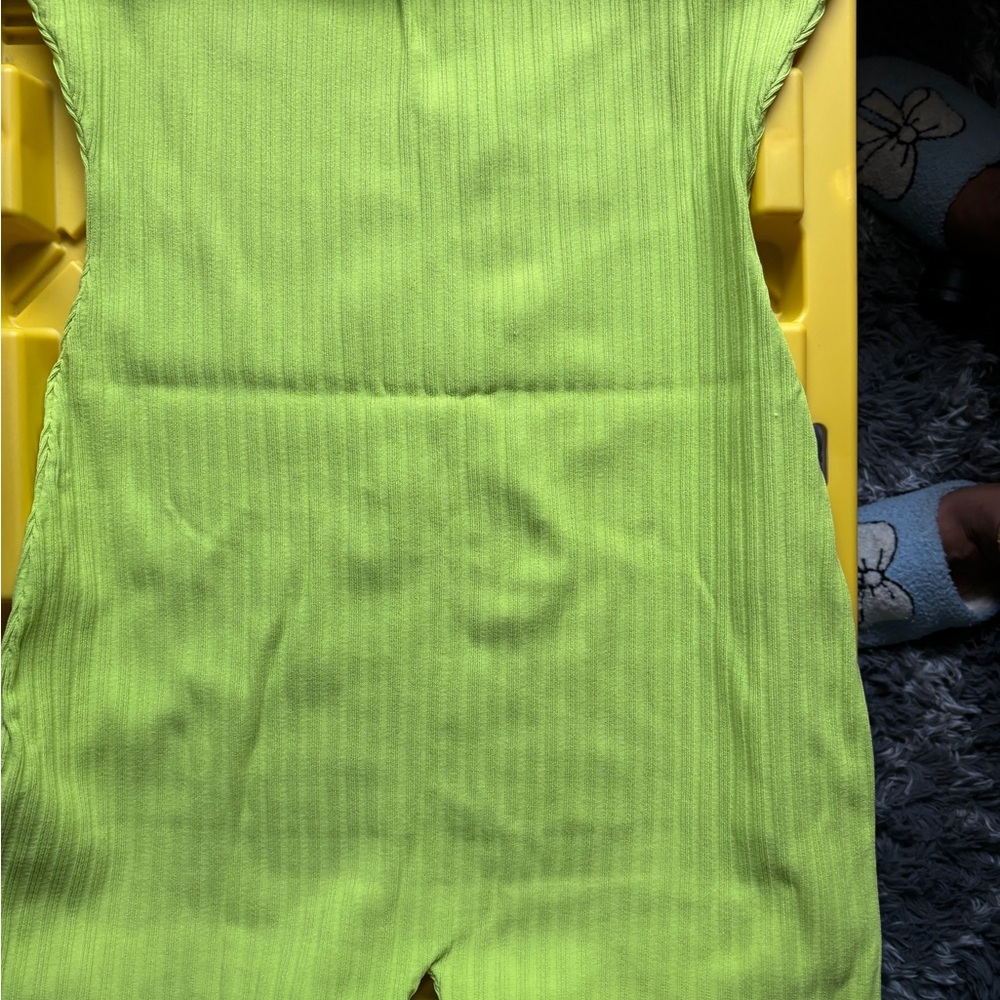 Meshki Lime Green Jumpsuit